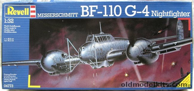 Revell 1/32 Messerschmitt Bf-110 G-4 - (Bf110G4), 04773 plastic model kit